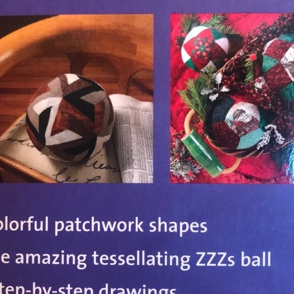 Patchwork Puzzle Balls Sewing Pattern Book by Jinny Beyer - Picture 6 of 9